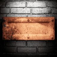 Old metal background N376