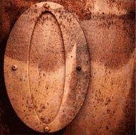 Old metal background N380