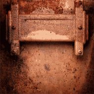 Old metal background N386