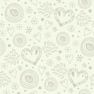 Abstract light decorative seamless background with many details