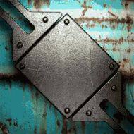 Old metal background N551