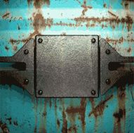 Old metal background N552