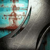 Old metal background N560