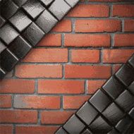 metal and brick background N58