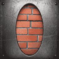 metal and brick background N63