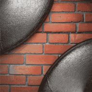 metal and brick background N68