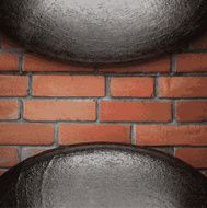 metal and brick background N69