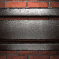 metal and brick background N75