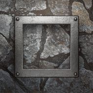 metal and stone background N42