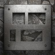 metal and stone background N57