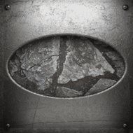metal and stone background N61