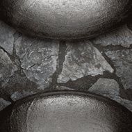 metal and stone background N67
