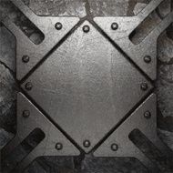 metal and stone background N70