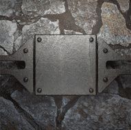 metal and stone background N74