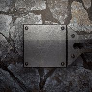 metal and stone background N75