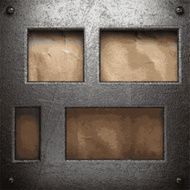 metal and paper background N74