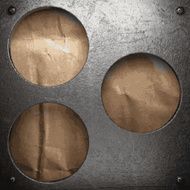 metal and paper background N78