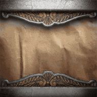 metal and paper background N94