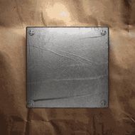 metal and paper background N101
