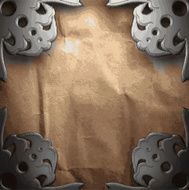 metal and paper background N107