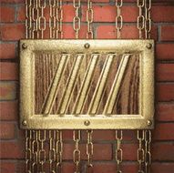 gold on brick background N46