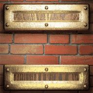gold on brick background N59