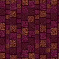 Decorative seamless square pattern