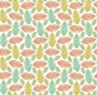 Decorative abstract seamless swirl pattern N2