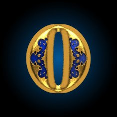 vector golden letter 0 N3