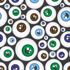 simple color vector eyes pattern eps10