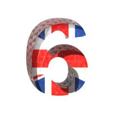 Vector Great Britain cutted figure 6 Paste to any background N2