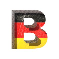 Vector Germany cutted figure b N2