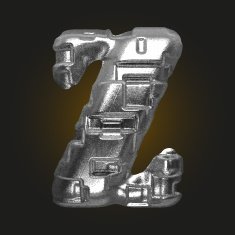 vector metal figure z N2