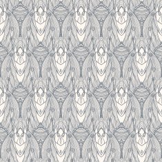 gray leaves and swirls N2