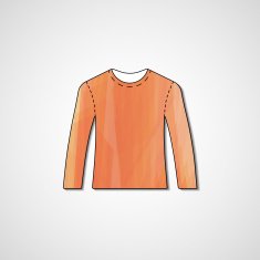 Abstract illustration on sweater N175