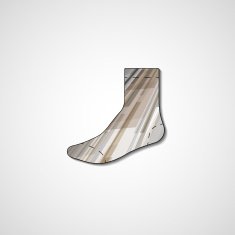 Abstract illustration on sock N174