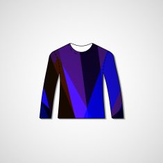 Abstract illustration on sweater N177
