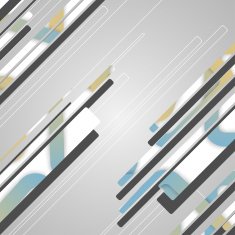 Abstract futuristic geometric shapes N95