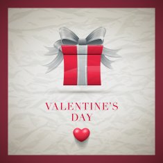 Retro Valentine's day card N4