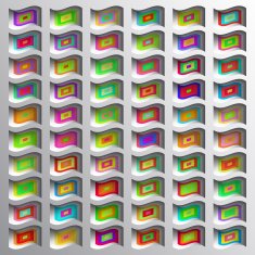 3d geometric background with shadows paper look graphic N2