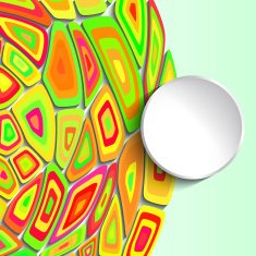 3d geometric background with shadows paper graphic Place for text N2