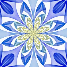 Fabulous symmetrical pattern of the leaves N8