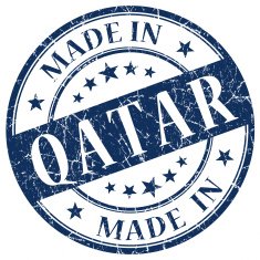 made in Qatar stamp N2