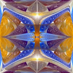 Multicolor fractal pattern Computer generated graphics N4