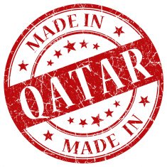 made in Qatar stamp N3