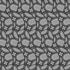 Tile Floral Curl Pattern