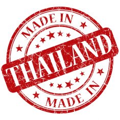 Made In Thailand red stamp