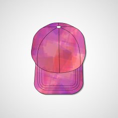 Abstract illustration on peaked cap N181