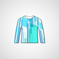 Abstract illustration on sweater N182