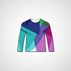 Abstract illustration on sweater N184